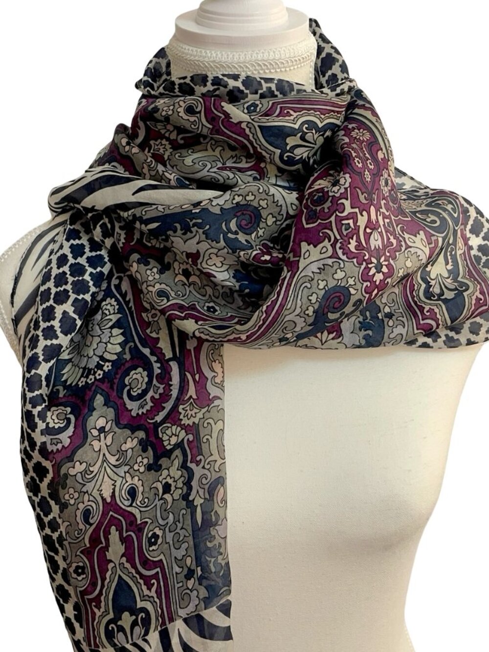 Vivante 100% Silk Scarf Made in India 🇮🇳